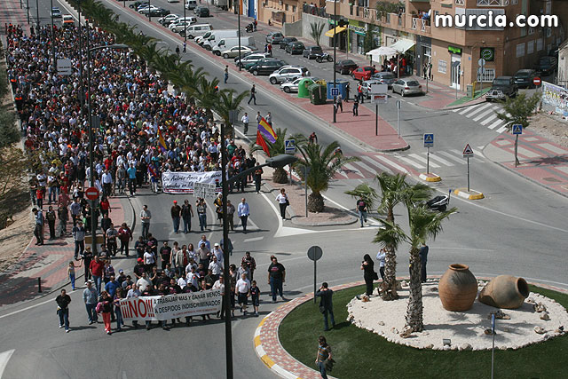 Multitudinaria manifestacin en Alhama de los trabajadores de ElPozo Alimentacin - 178