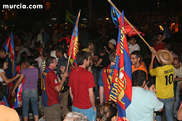 Celebracin del triunfo del Bara en la Liga de Campeones - 38