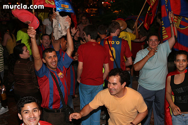 Celebracin del triunfo del Bara en la Liga de Campeones - 43