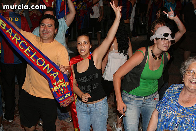 Celebracin del triunfo del Bara en la Liga de Campeones - 45