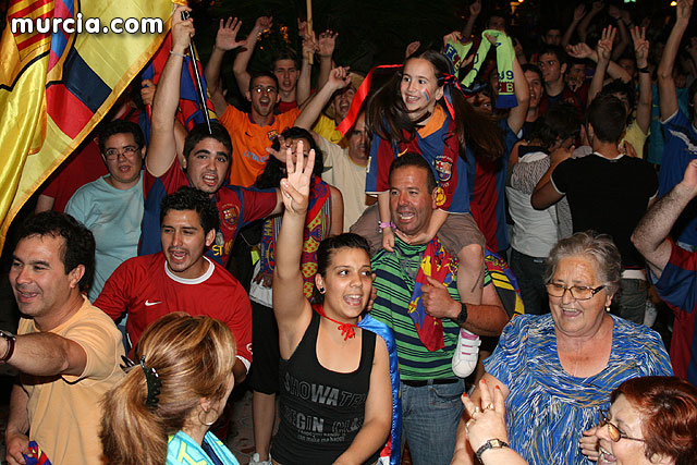 Celebracin del triunfo del Bara en la Liga de Campeones - 55