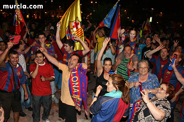 Celebracin del triunfo del Bara en la Liga de Campeones - 58