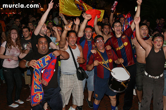 Celebracin del triunfo del Bara en la Liga de Campeones - 61