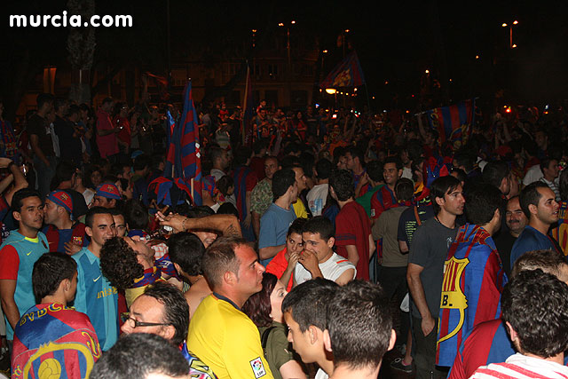 Celebracin del triunfo del Bara en la Liga de Campeones - 247