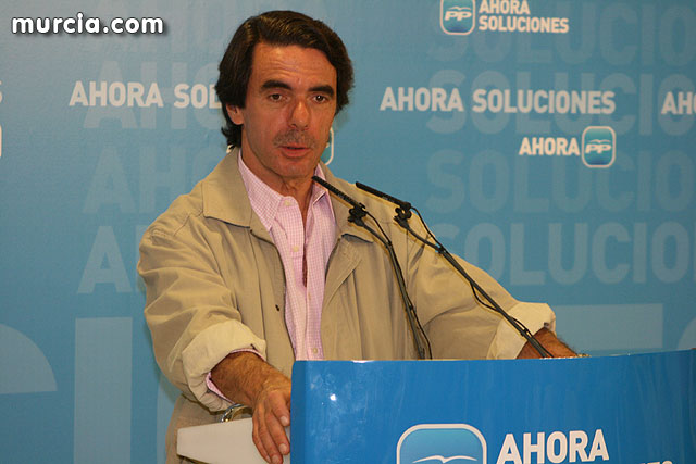 Jos Mara Aznar visit Murcia - 47