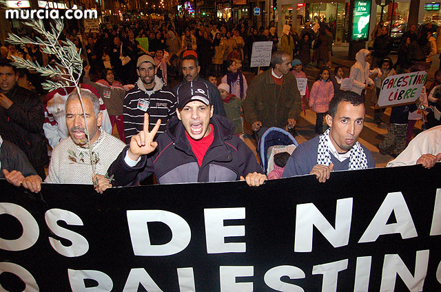 Miles de manifestantes claman en Murcia por la paz en Oriente Medio - 230
