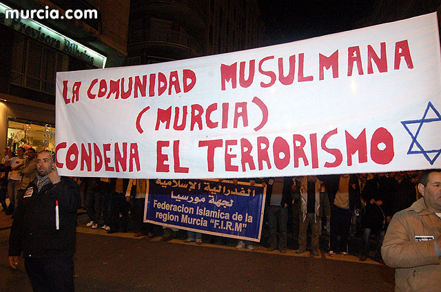 Miles de manifestantes claman en Murcia por la paz en Oriente Medio - 242
