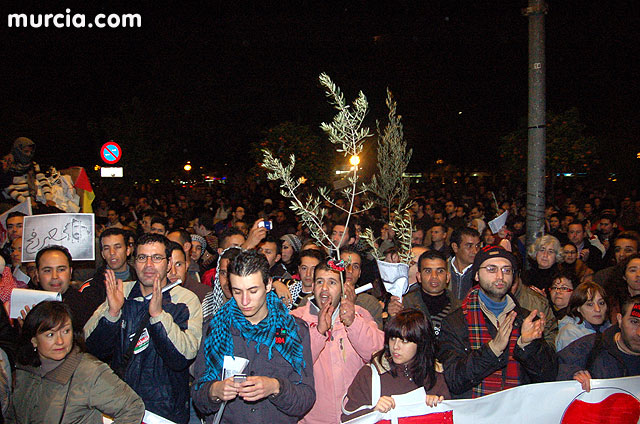 Miles de manifestantes claman en Murcia por la paz en Oriente Medio - 264