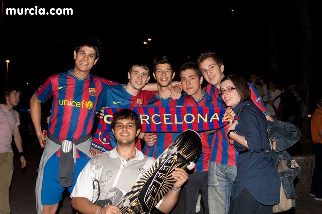 Celebracin del ttulo de Liga. FC Barcelona. Murcia 2010   - 19