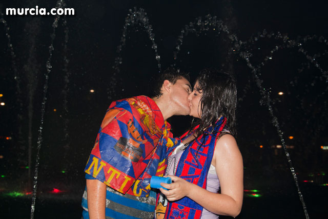 Celebracin del ttulo de Liga. FC Barcelona. Murcia 2010   - 20