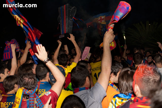 Celebracin del ttulo de Liga. FC Barcelona. Murcia 2010   - 51