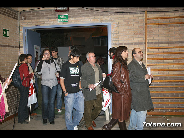 Mitin central de campaña IU en Murcia - Elecciones Generales 2008 - 18