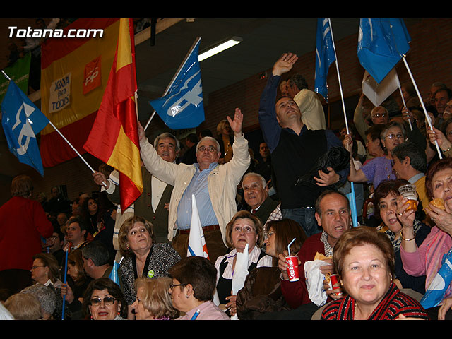 Mitin central de campaña PP Rajoy en Murcia - Elecciones 2008 - 73