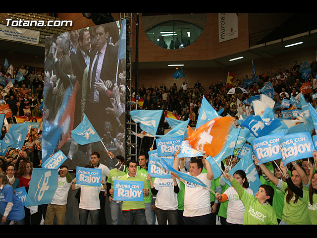 Mitin central de campaña PP Rajoy en Murcia - Elecciones 2008 - 109