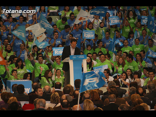 Mitin central de campaña PP Rajoy en Murcia - Elecciones 2008 - 142