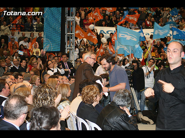 Mitin central de campaña PP Rajoy en Murcia - Elecciones 2008 - 159