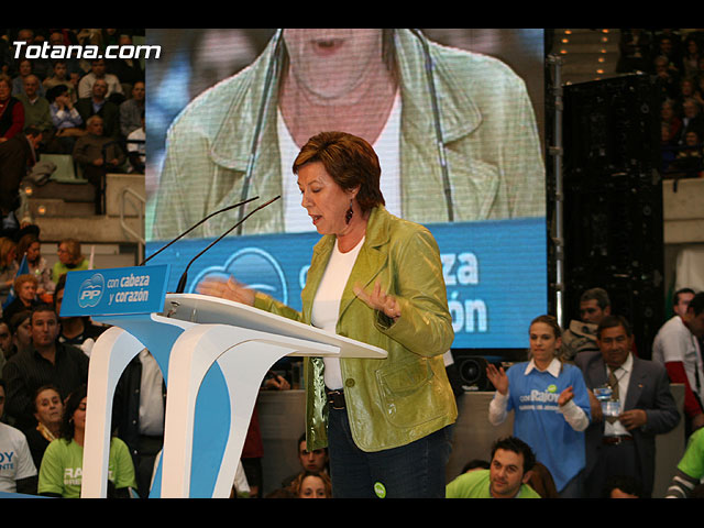 Mitin central de campaña PP Rajoy en Murcia - Elecciones 2008 - 161