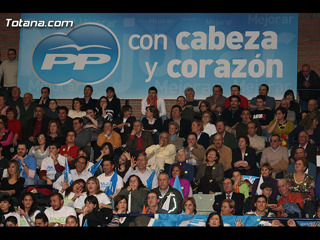 Mitin central de campaña PP Rajoy en Murcia - Elecciones 2008 - 169