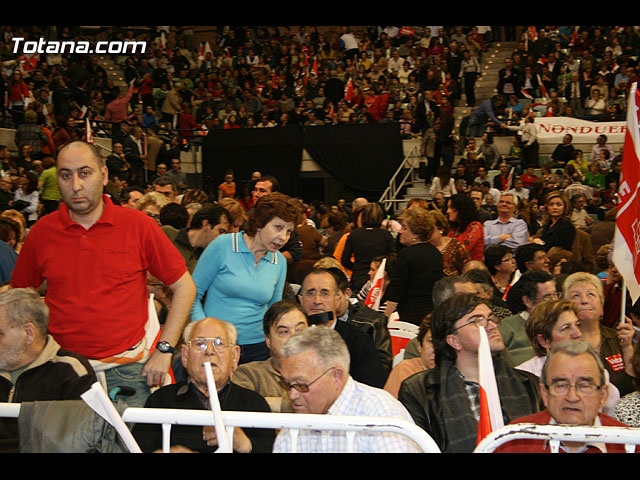 Mitin central de campaña PSOE Zapatero en Murcia - Elecciones 2008 - 85