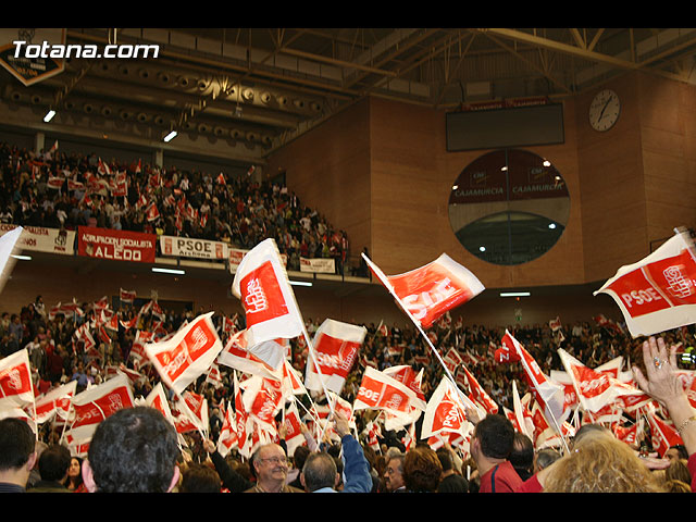 Mitin central de campaña PSOE Zapatero en Murcia - Elecciones 2008 - 108