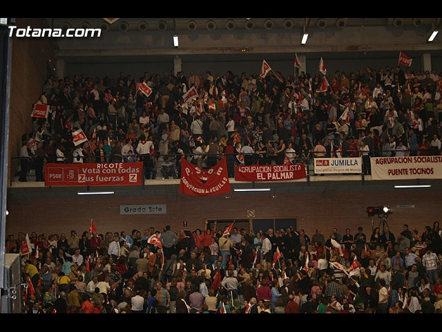 Mitin central de campaña PSOE Zapatero en Murcia - Elecciones 2008 - 125