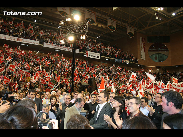 Mitin central de campaña PSOE Zapatero en Murcia - Elecciones 2008 - 150
