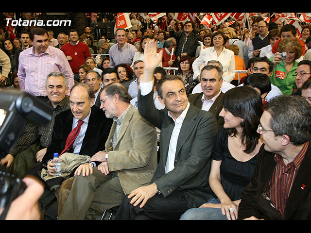 Mitin central de campaña PSOE Zapatero en Murcia - Elecciones 2008 - 152