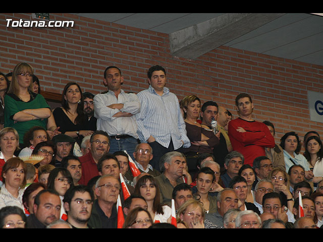 Mitin central de campaña PSOE Zapatero en Murcia - Elecciones 2008 - 180