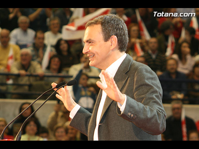 Mitin central de campaña PSOE Zapatero en Murcia - Elecciones 2008 - 184