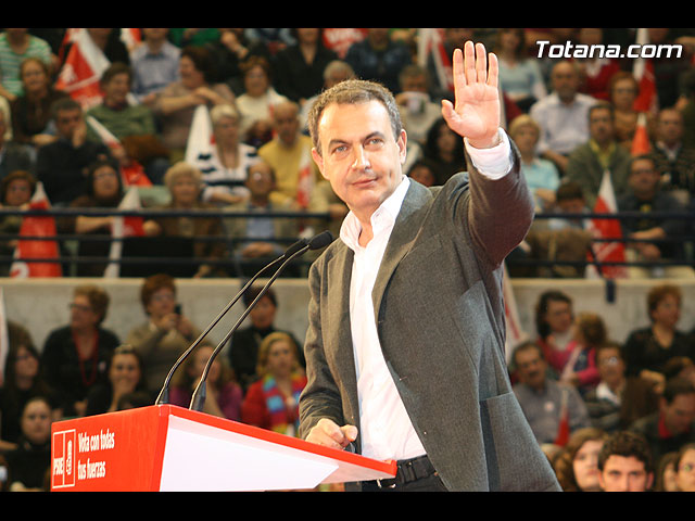 Mitin central de campaña PSOE Zapatero en Murcia - Elecciones 2008 - 187