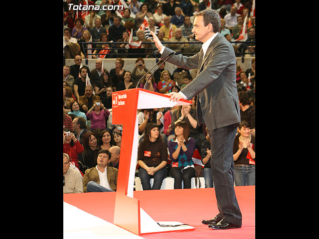 Mitin central de campaña PSOE Zapatero en Murcia - Elecciones 2008 - 192