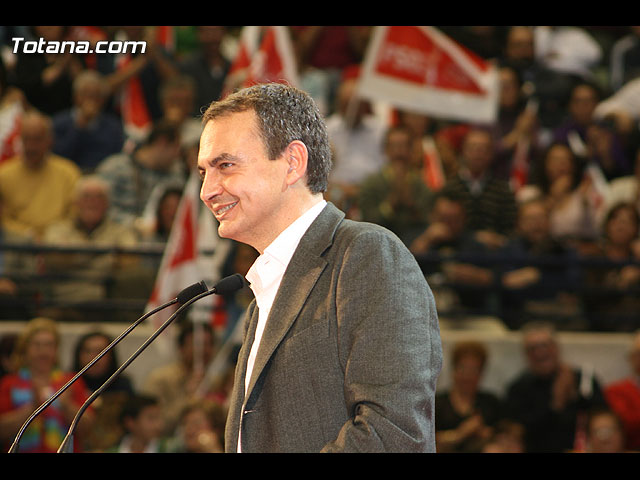 Mitin central de campaña PSOE Zapatero en Murcia - Elecciones 2008 - 198