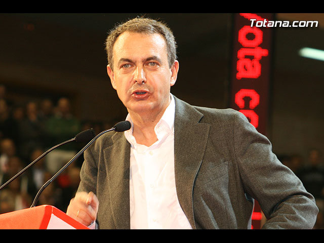Mitin central de campaña PSOE Zapatero en Murcia - Elecciones 2008 - 199