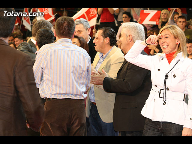 Mitin central de campaña PSOE Zapatero en Murcia - Elecciones 2008 - 205