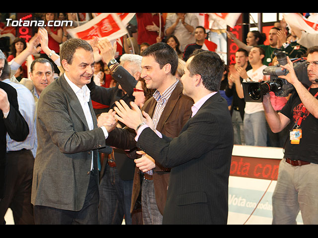 Mitin central de campaña PSOE Zapatero en Murcia - Elecciones 2008 - 208