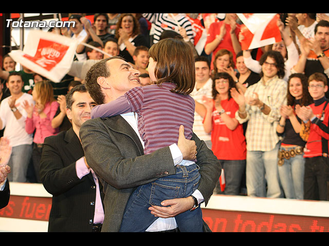 Mitin central de campaña PSOE Zapatero en Murcia - Elecciones 2008 - 212