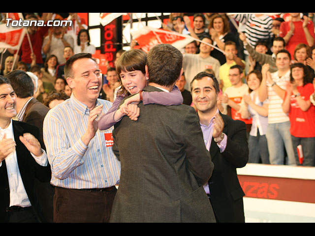 Mitin central de campaña PSOE Zapatero en Murcia - Elecciones 2008 - 215