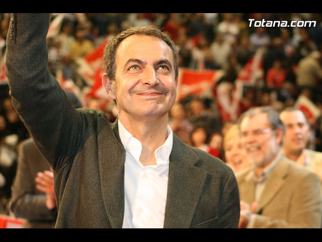 Mitin central de campaña PSOE Zapatero en Murcia - Elecciones 2008 - 218