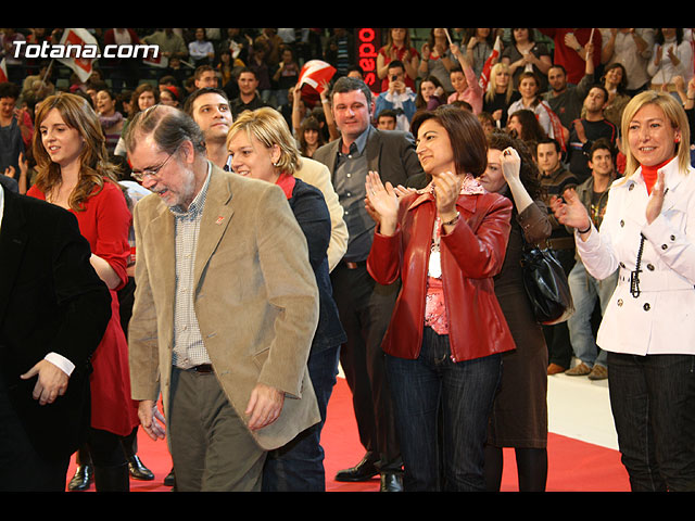 Mitin central de campaña PSOE Zapatero en Murcia - Elecciones 2008 - 230