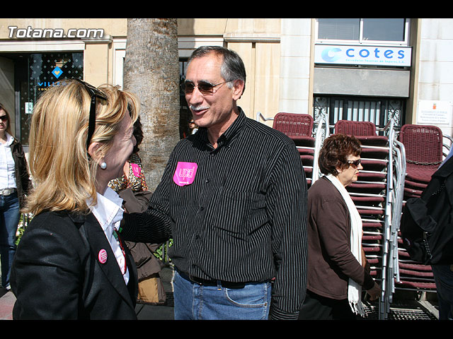 Rosa Dez (UPyD) visit Murcia. Elecciones Generales 2008 - 5