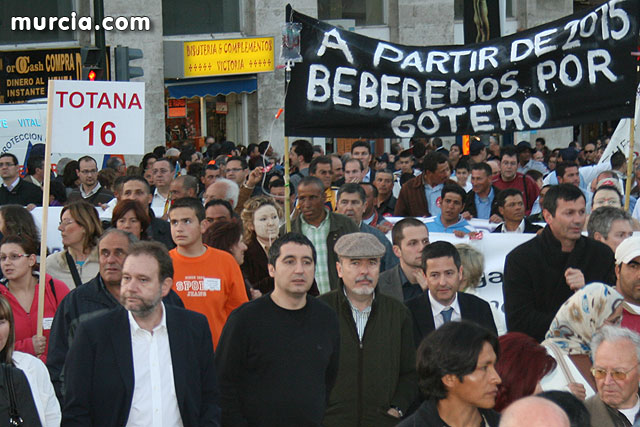 Cientos de miles de personas se manifiestan en Murcia a favor del trasvase - 224