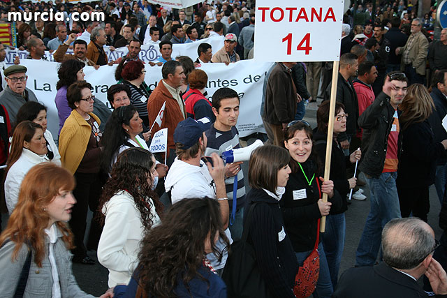 Cientos de miles de personas se manifiestan en Murcia a favor del trasvase - 226