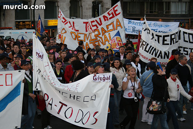 Cientos de miles de personas se manifiestan en Murcia a favor del trasvase - 229