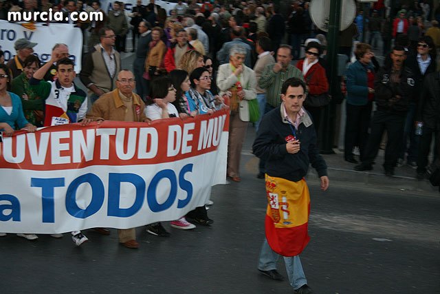 Cientos de miles de personas se manifiestan en Murcia a favor del trasvase - 234