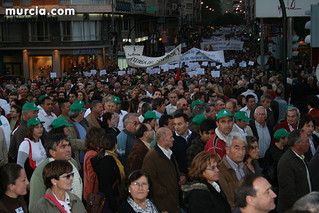 Cientos de miles de personas se manifiestan en Murcia a favor del trasvase - 243