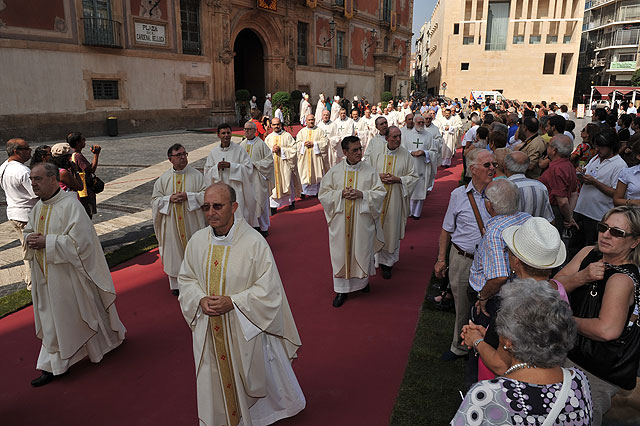 Toma de posesin del nuevo obispo de la dicesis de Cartagena, Jos Manuel Lorca Planes, en la Catedral de Murcia - 89