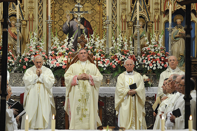 Toma de posesin del nuevo obispo de la dicesis de Cartagena, Jos Manuel Lorca Planes, en la Catedral de Murcia - 268