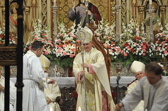 Toma de posesin del nuevo obispo de la dicesis de Cartagena, Jos Manuel Lorca Planes, en la Catedral de Murcia - 292