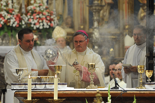 Toma de posesin del nuevo obispo de la dicesis de Cartagena, Jos Manuel Lorca Planes, en la Catedral de Murcia - 304