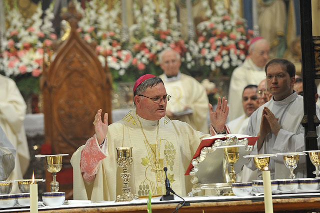 Toma de posesin del nuevo obispo de la dicesis de Cartagena, Jos Manuel Lorca Planes, en la Catedral de Murcia - 309
